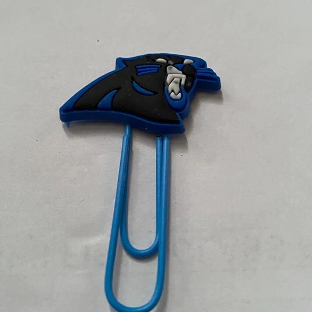 Carolina Panthers paper clip book marker 2pk