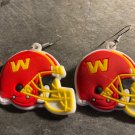 3 pair, Washington Commanders helmet earrings
