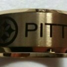Pittsburgh Steelers Titanium Ring, style #4, sizes 7-13