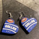 Dallas Cowboys charm dangle earring