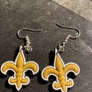 3 pair, New Orleans Saints charm dangle earring