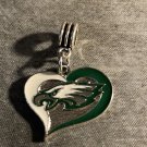 10 Philadelphia Eagles heart charms