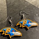 3 pair, Baltimore Ravens charm dangle earring