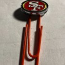 San Francisco 49ers paper clip book marker 2pk