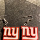 New York Giants charm dangle earring