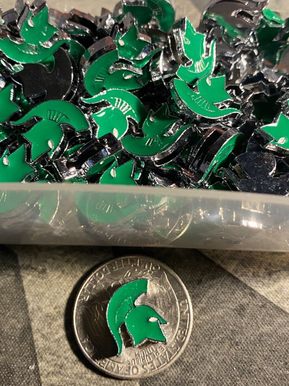 10 pk Michigan State Spartans Team slide Charms