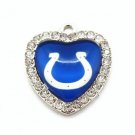 Indianapolis Colts heart charm