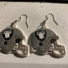 3 pair, Las Vegas Raiders football team dangle earrings