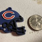Chicago Bears, rubber helmet charms, 10 pack for DIY projects, helmets only