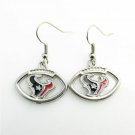 Houston Texans football team dangle earrings