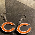 Chicago Bears charm dangle earring