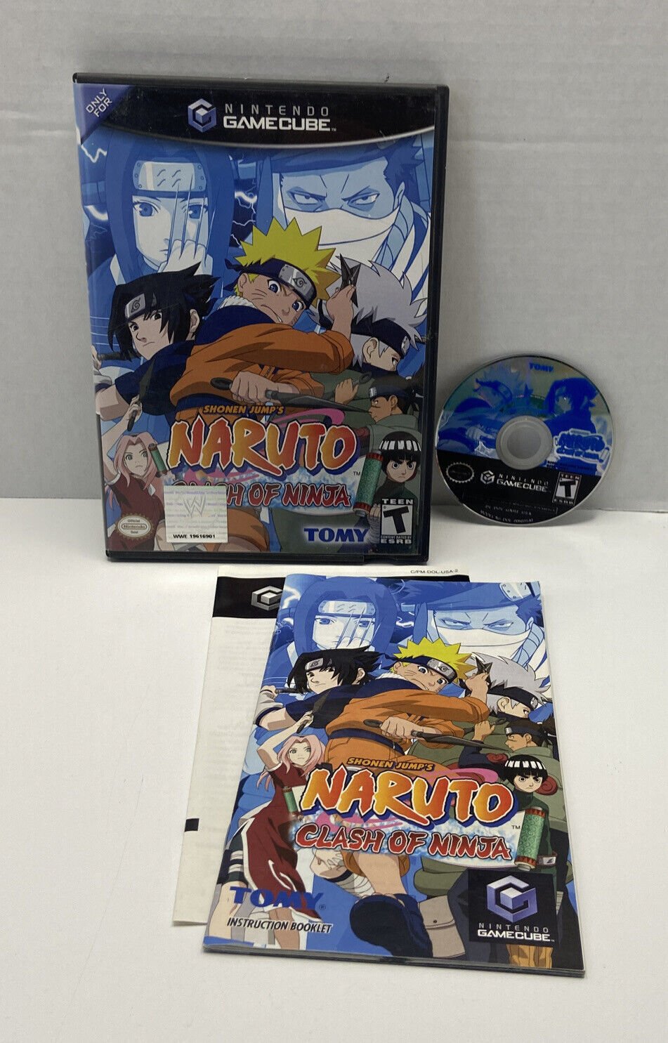 Naruto: Clash of Ninja Nintendo GameCube Complete