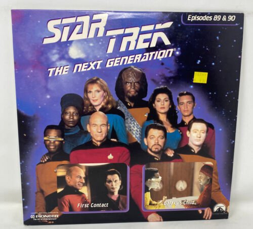 Star Trek The Next Generation Episodes 89 and 90 Laserdisc Movie Film TV Show