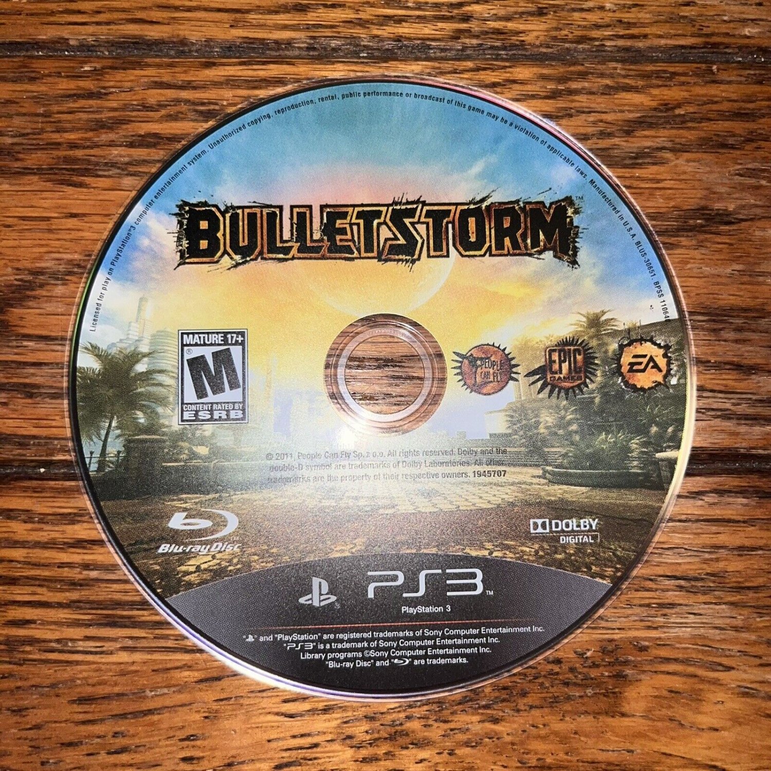 Bulletstorm PlayStation 3 Disc Only