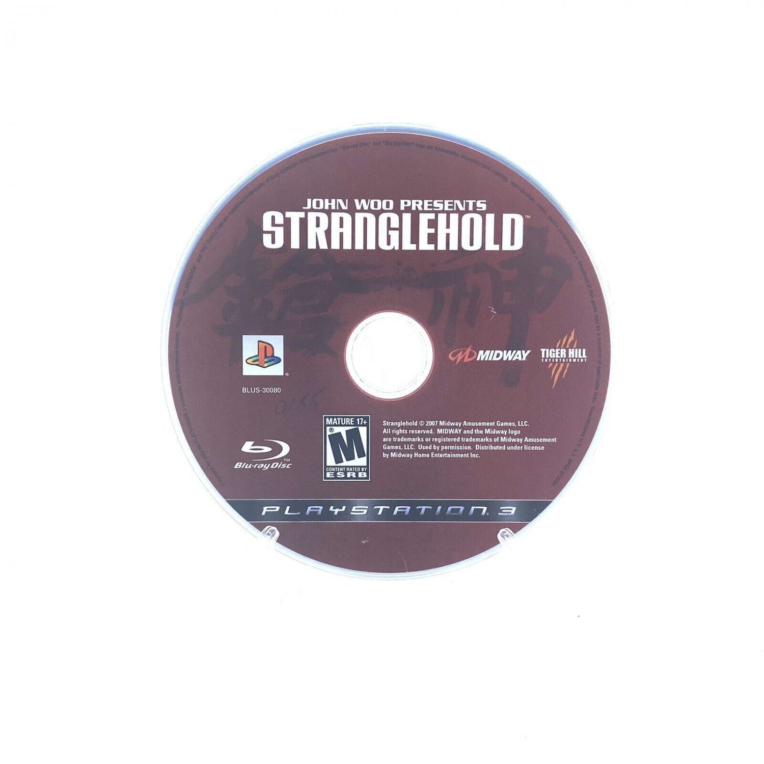 John Woo Presents Stranglehold PlayStation 3 Disc Only