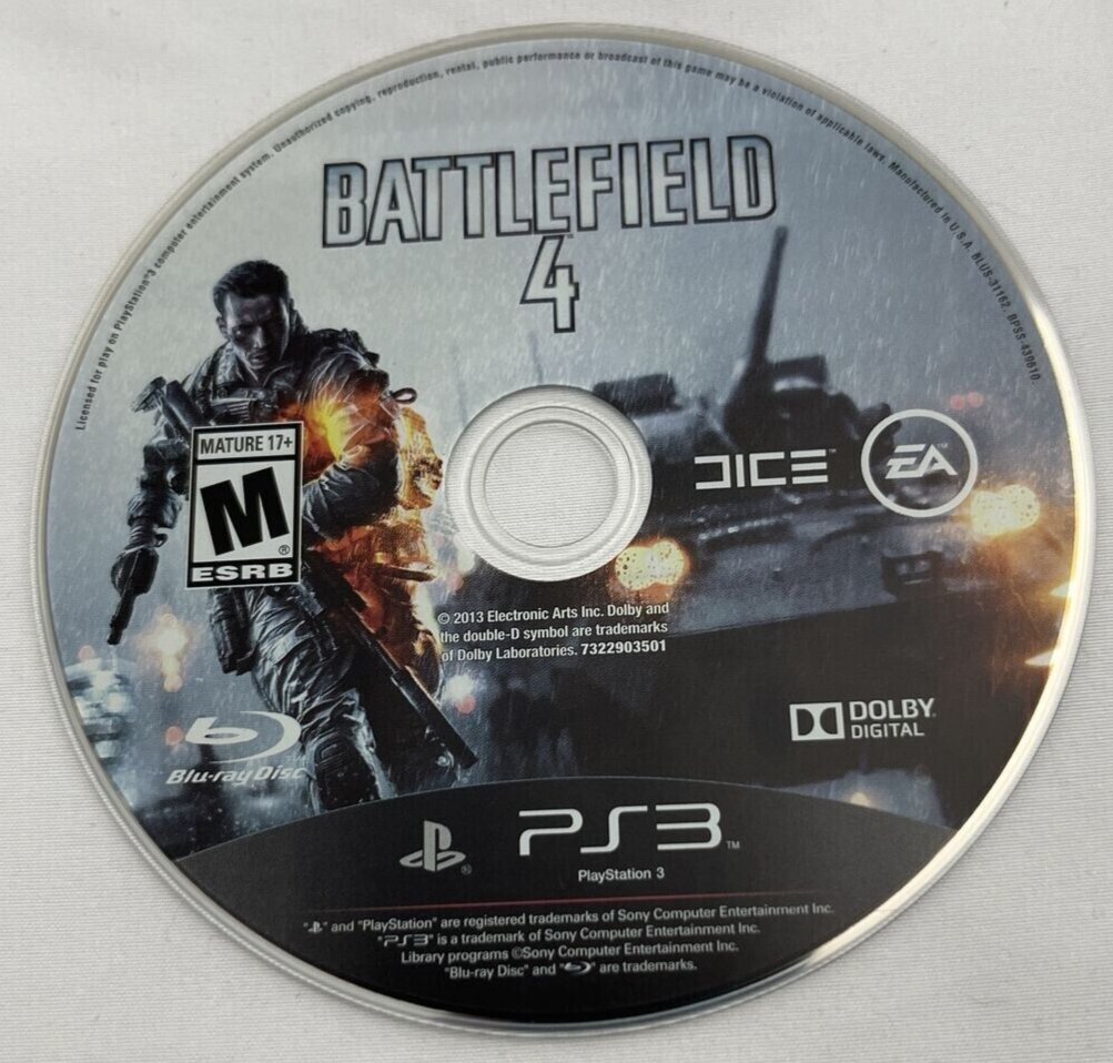 Battlefield 4 PlayStation 3 Disc Only