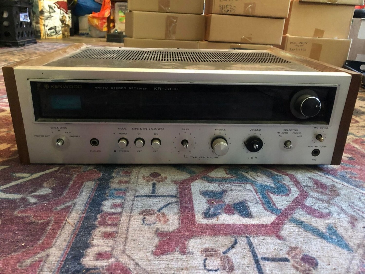 Kenwood KR-2300 Solid State AM-FM Stereo Tuner Amplifier Receiver Parts / Repair