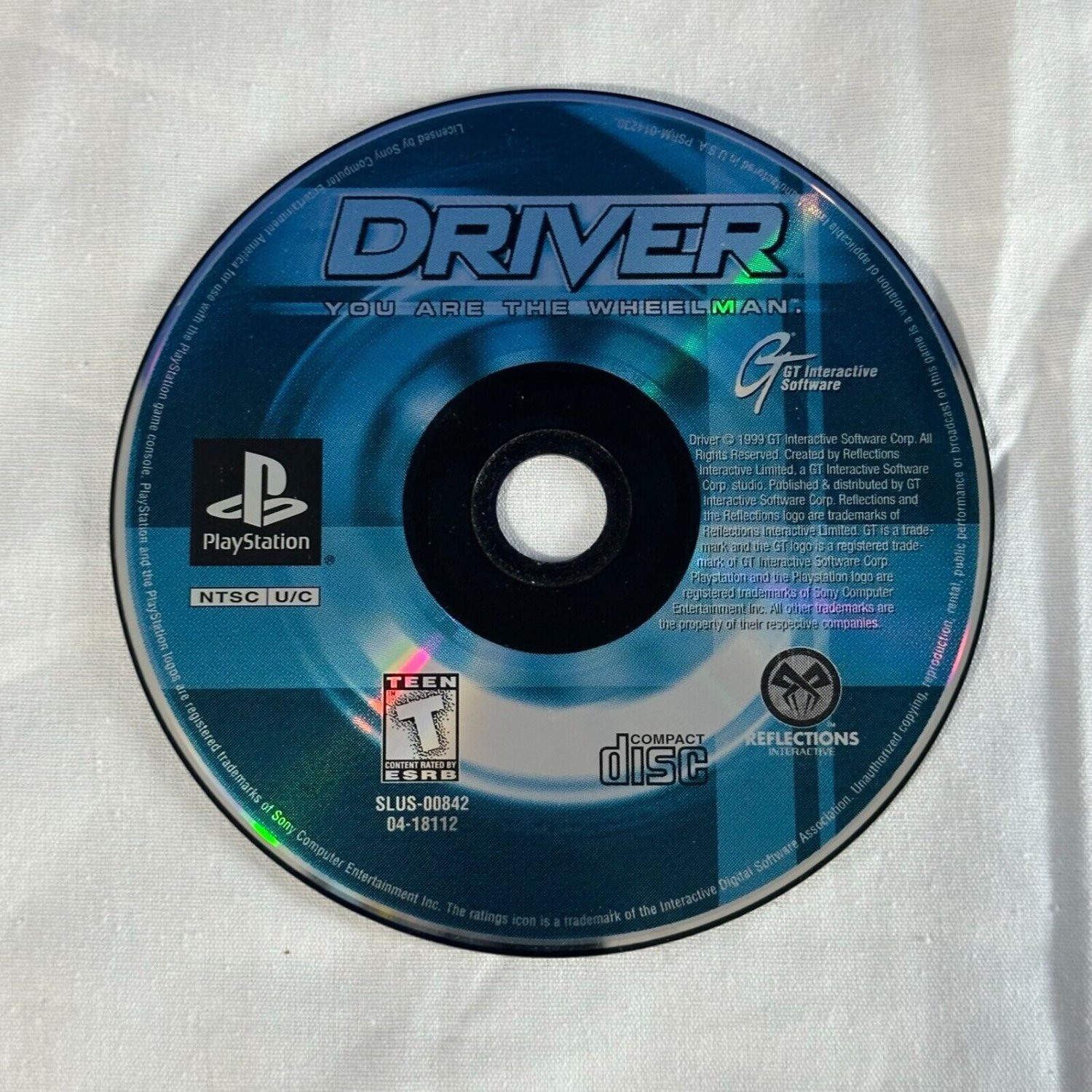 Driver Sony PlayStation 1 PS1 Disc Only