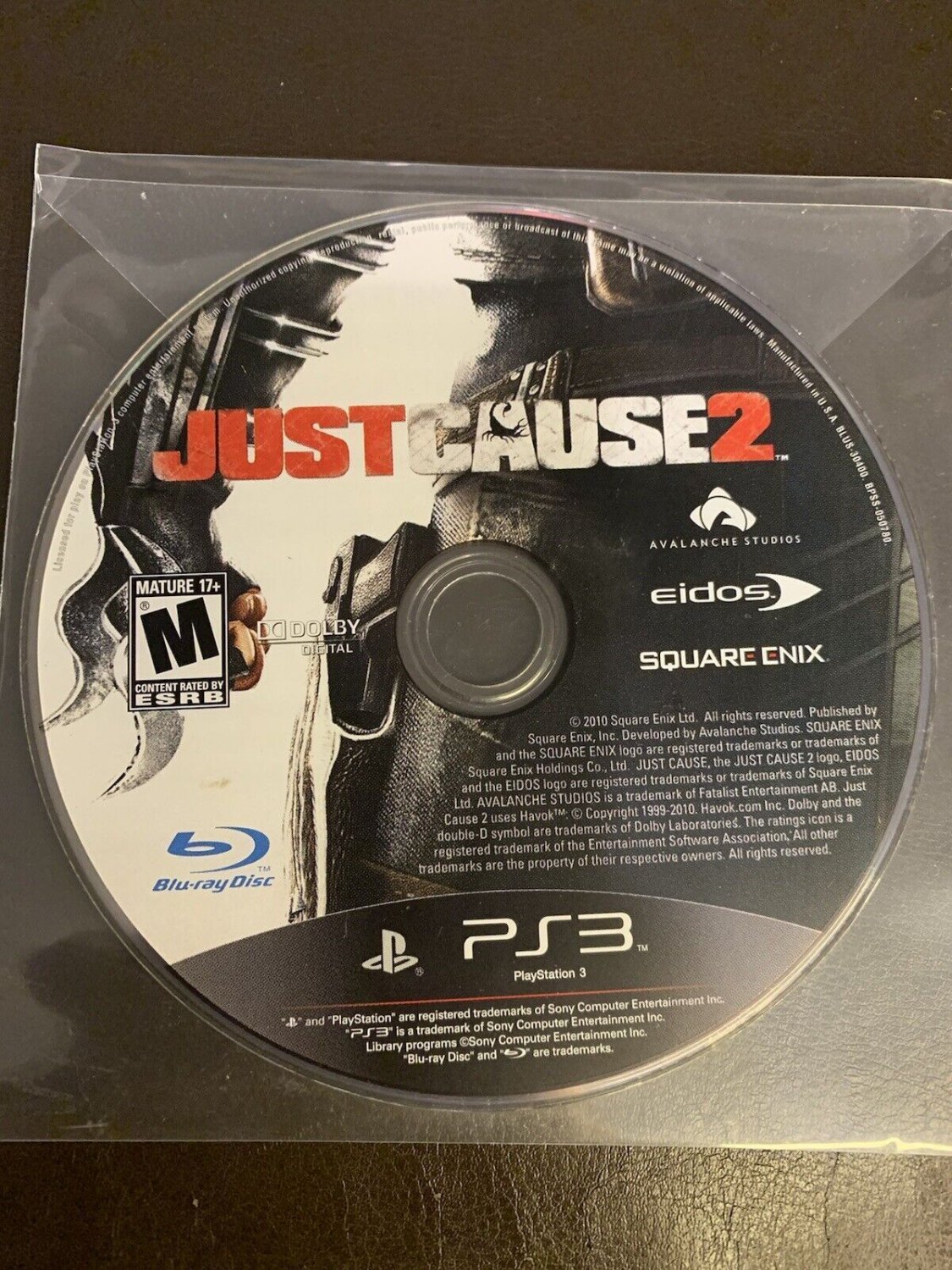 Just Cause 2 PlayStation 3 Disc Only