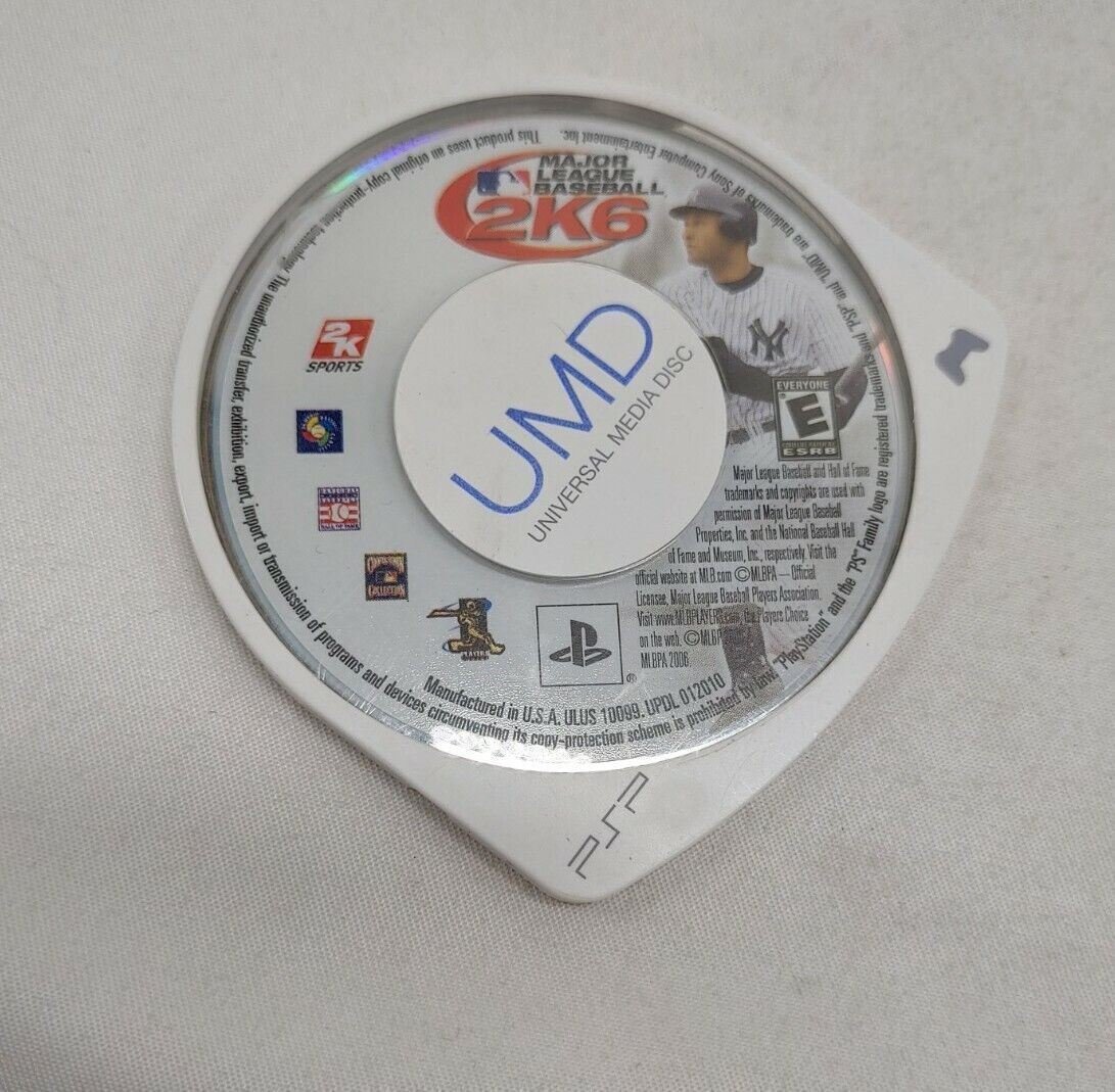 Major League Baseball 2K6 Sony PlayStation Portable PSP Disc Only
