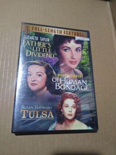 3 Full Length Features Fathers Little Dividend Of Human Bondage Tulsa DVD