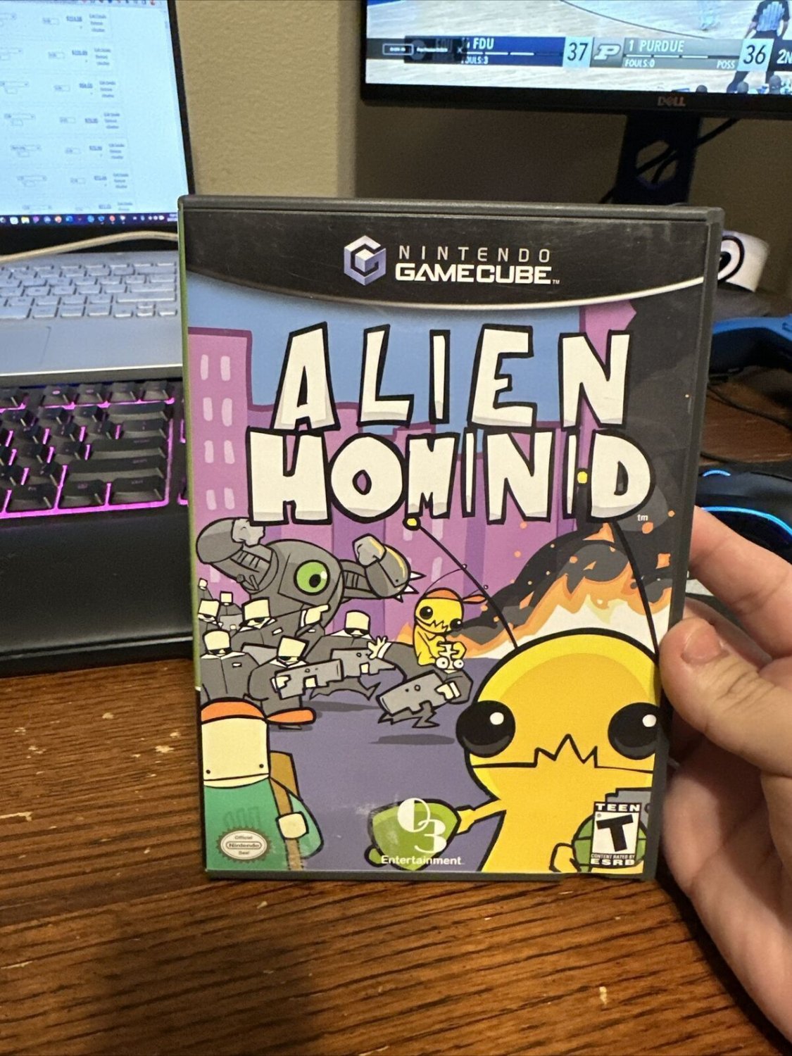 Alien Hominid Nintendo GameCube Complete