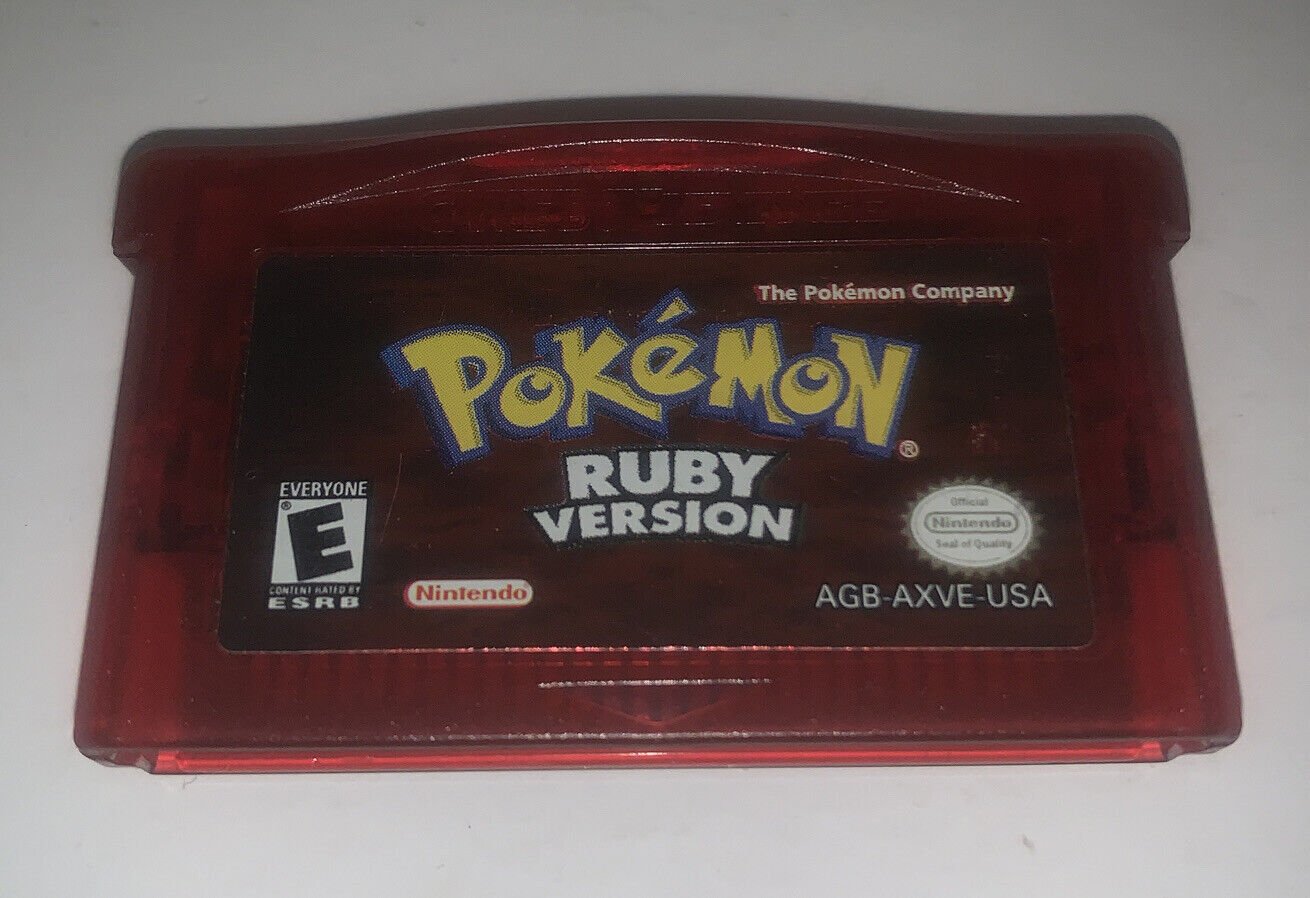 Pokemon Ruby Version Nintendo Game Boy Advance GBA