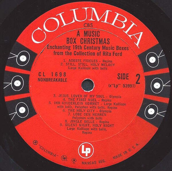 Rita Ford's Music Boxes A Music Box Christmas