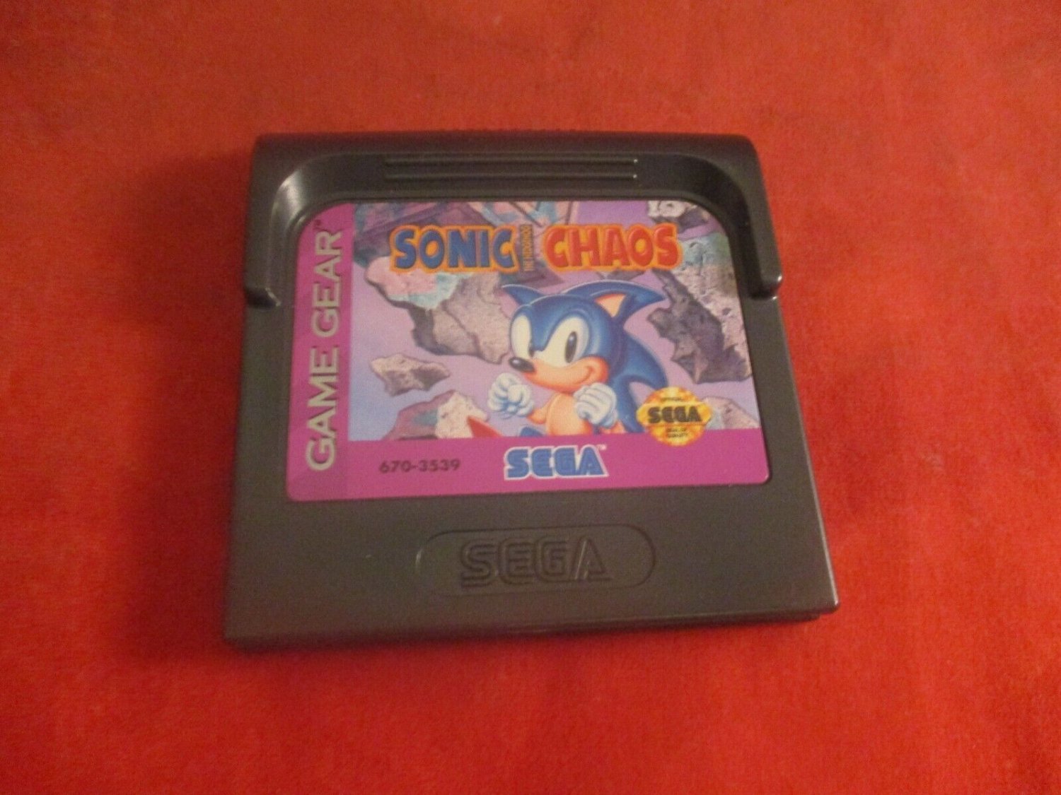 Sonic Chaos Sega Game Gear Cartridge Only 4414