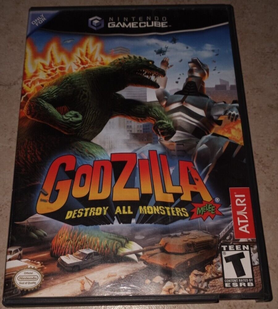 Godzilla Destroy All Monsters Melee GameCube Complete