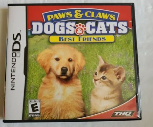 Paws Claws Dogs Cats Best Friends Nintendo DS Complete