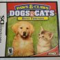 Paws Claws Dogs Cats Best Friends Nintendo DS Complete