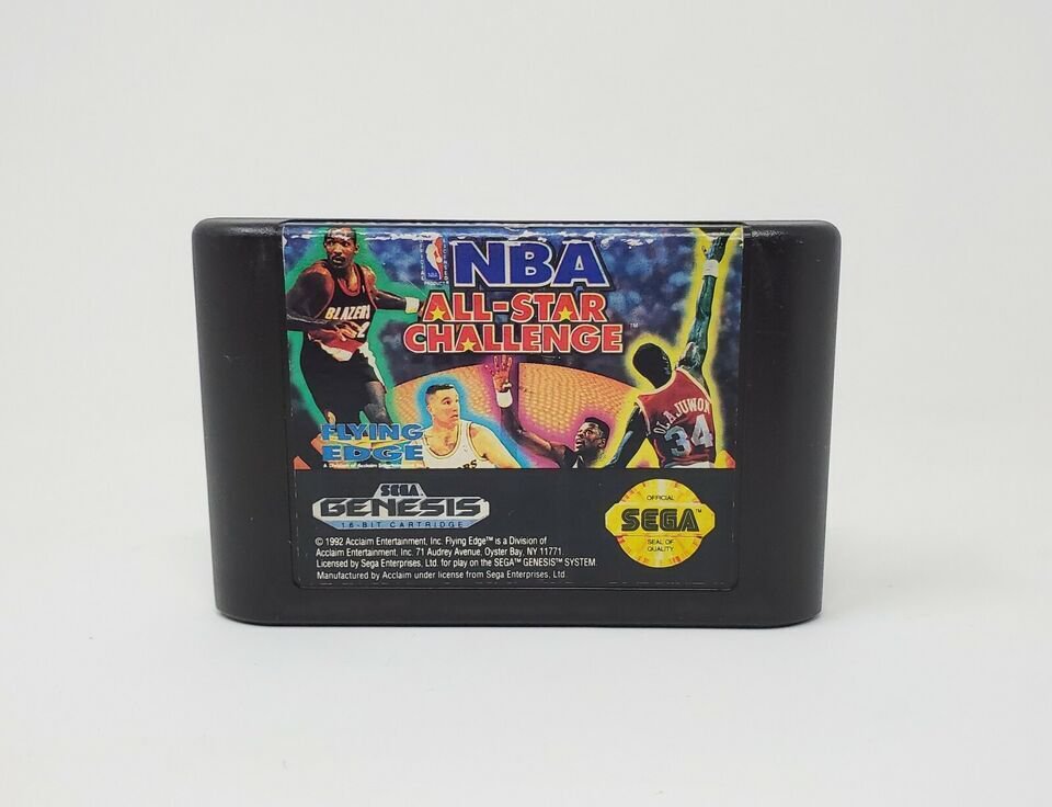 NBA All-Star Challenge Sega Genesis Cartridge Only
