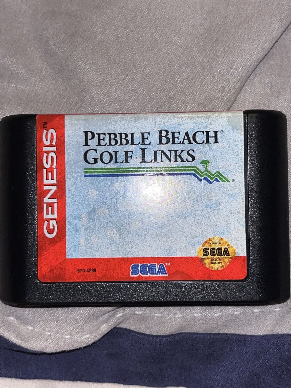 Pebble Beach Golf Links Sega Genesis Cartridge Only
