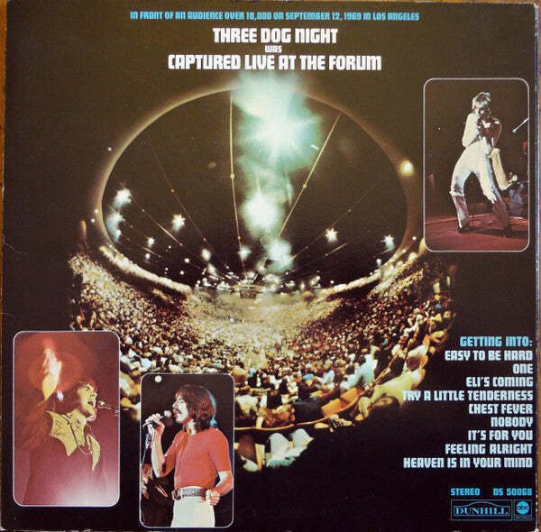 Three Dog Night - Captured Live At The Forum  (LP)