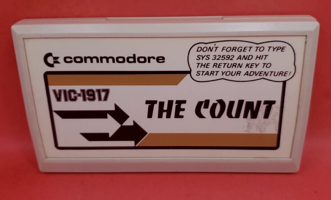 The Count Commodore Vic-20 Cartridge Only