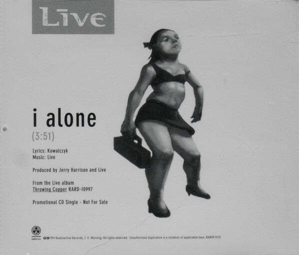 Live - I Alone  (CD)