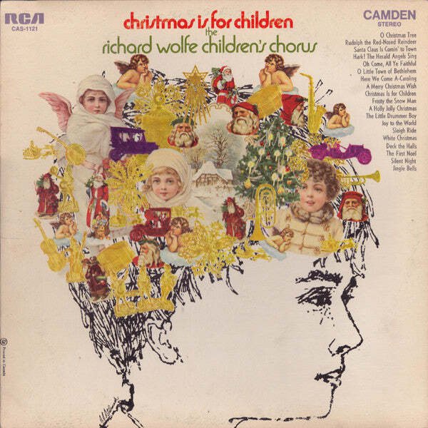 The Richard Wolfe Children's Chorus - Christmas Is For Children  (LP)