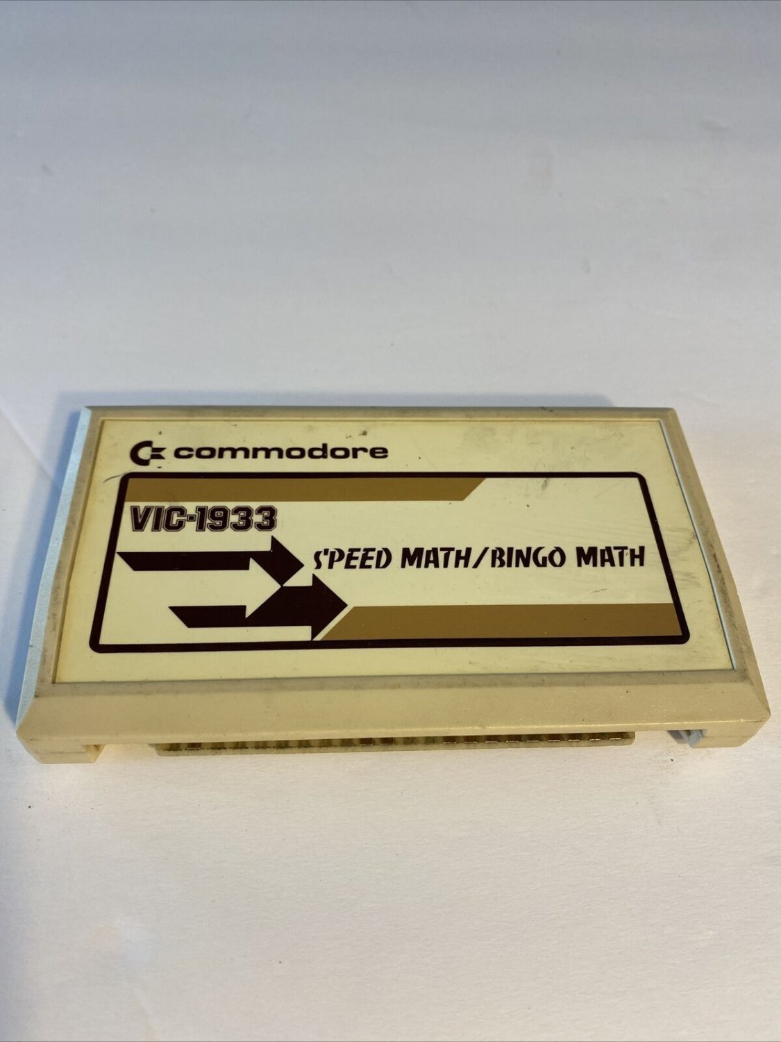 Speed Math Bingo Commodore Vic-20 Cartridge Only