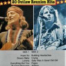 Willie Nelson & Waylon Jennings - 20 Outlaw Reunion Hits  (Cassette Tape)