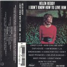 Helen Reddy - I Don't Know How To Love Him  (Cassette Tape)