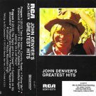 John Denver - John Denver's Greatest Hits  (Cassette Tape)