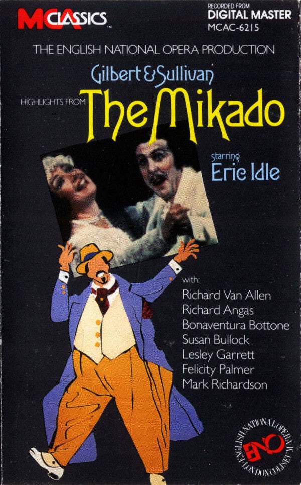 Gilbert & Sullivan, Eric Idle - Highlights From The Mikado  (Cassette Tape)