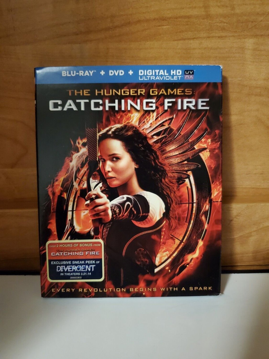 The Hunger Games Catching Fire Blu-Ray w/ Slip Cover