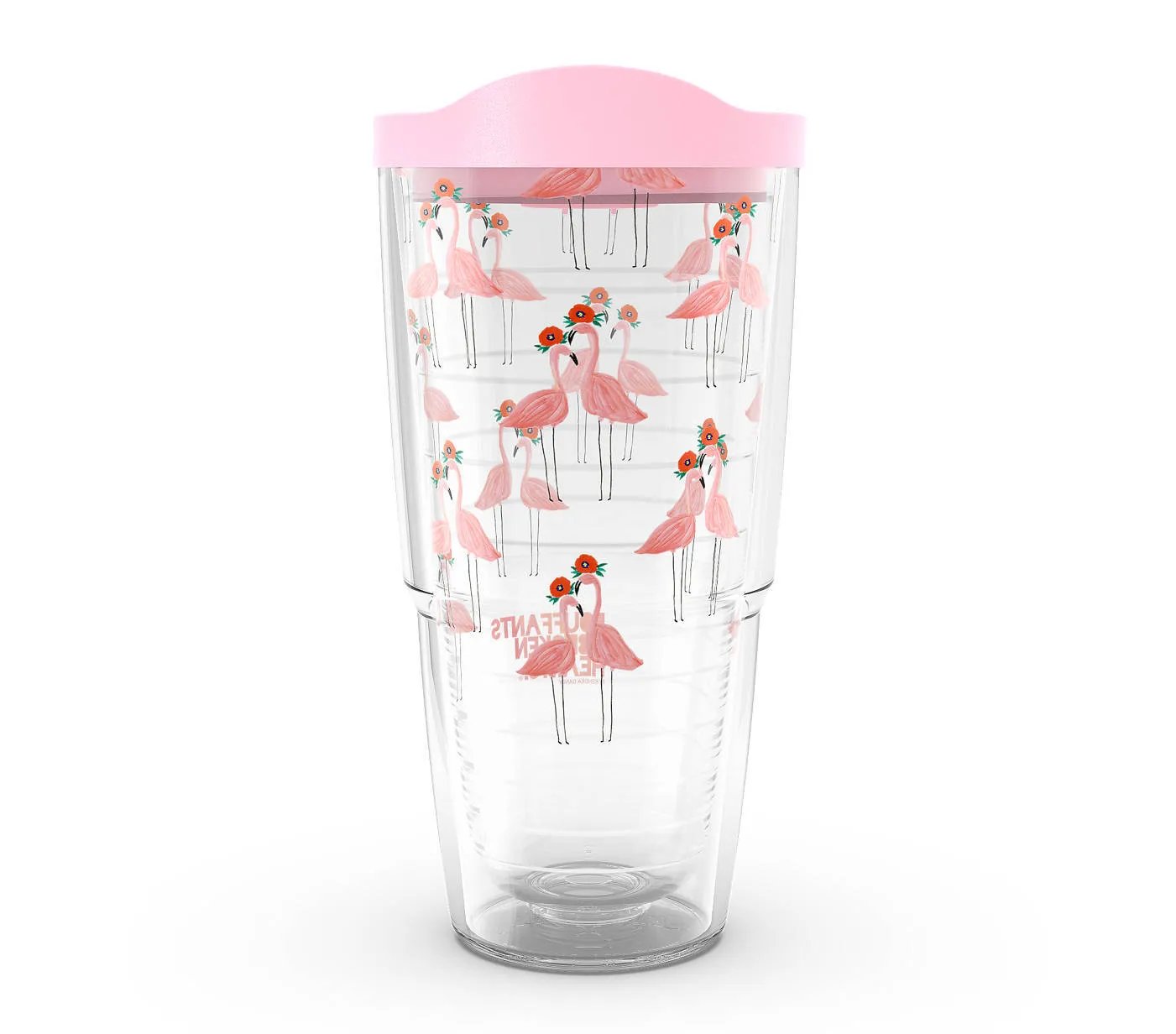 Tervis - Bouffants And Broken Hearts Â®ï¸ - Flower Power Flamingo - 24 oz Tumbler