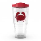Tervis - Red Crab Dots - Emblem With Travel Lid - 24 oz Tumbler