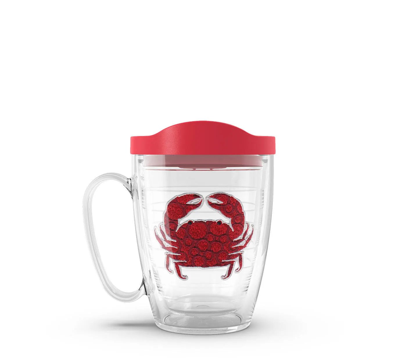 Tervis - Red Crab Dots - Emblem With Travel Lid - 16 oz Mug
