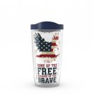 Tervis - Home of the Free Because of the Brave - Wrap With Travel Lid - 16 oz Tumbler
