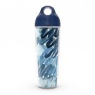 Tervis - Yao Cheng - Scribbles In Blue - Wrap With Travel Lid - 24 oz Water Bottle