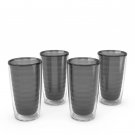 Tervis Clear and Colorful Tabletop Collection 16 oz Tumbler 4 Pack, Quartz